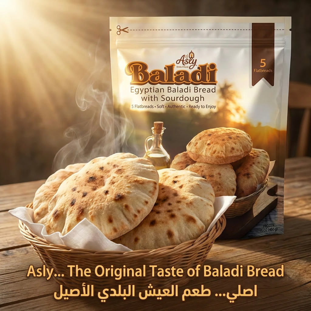 Asly Baladi Bread — Egyptian Baladi Bread